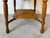 Antique French Farmhouse Turned Oak Wood Accent Table With Lower Shelf/ Sold For Sale - Image 10 of 12