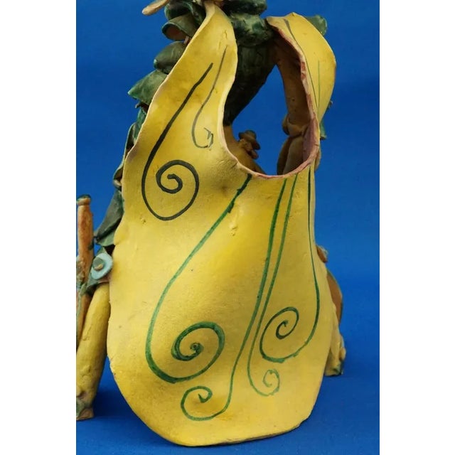 20th Century Ceramic Sculpture of a Medieval Knight by Dino Caruso, Italy For Sale - Image 18 of 18