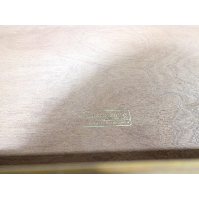 Mid Century Modern Vintage Teak British Dresser Drawers by Austinsuite For Sale - Image 11 of 12