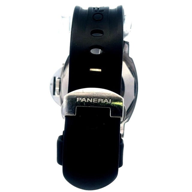 Metal Panerai Luminor Marina Automatic Steel Rubber Band For Sale - Image 7 of 11