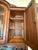 Brown Antique French Carved Walnut Buffet a Deux Corps With Rouge Marble Top For Sale - Image 8 of 12