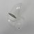 White Porcelain Wall Lamp with Transparent Glass Shade, 1930s For Sale - Image 8 of 18