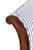Wood Empire Revival French Walnut Sofa in Ticking For Sale - Image 7 of 15
