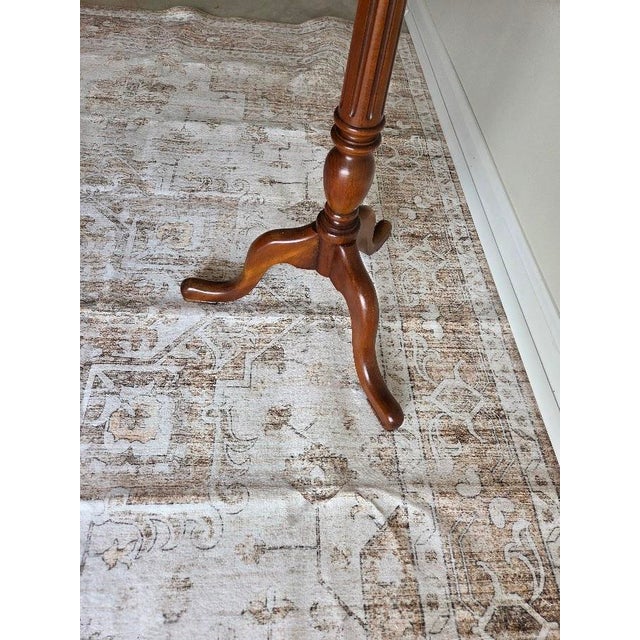 1940s 1940's Cherry Candlestand For Sale - Image 5 of 5