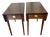 Vintage 1995 Waterford Furniture Makers Cherry Pembroke End Tables — Pair For Sale