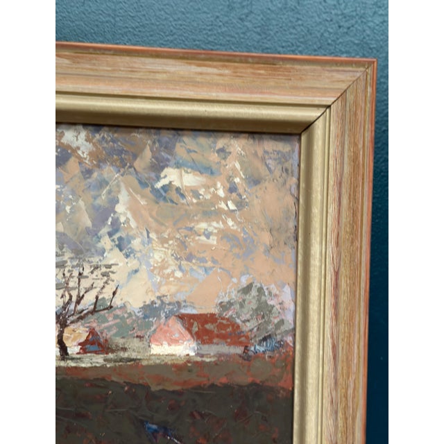 Bertil Wahlberg, Landscape, 1950s, Oil Painting on Panel, Framed For Sale - Image 8 of 18