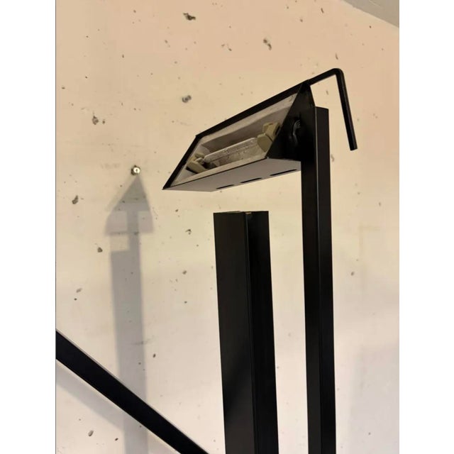 Metal Mikado Floor Lamp by Michel Senne for Arlumiere, 1980 For Sale - Image 7 of 13