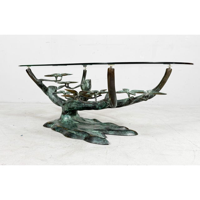 1970s Hollywood Regency Bonsai Coffee Table by Willy Daro, Belgium, 1970s For Sale - Image 5 of 18