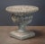 Mid 20th Century English Garden Stone Urn or Planter Pot on Square Plinth Base For Sale - Image 5 of 10