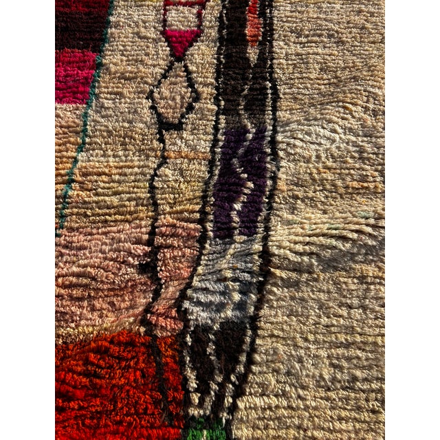 Vintage Berber Moroccan Rug, 1990 For Sale - Image 6 of 11