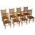 Italian Modern Beech Dining Chairs with Woven Seats in the style of Gio Ponti, 1960s, Set of 8 For Sale - Image 15 of 15