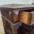 Oak Antique Jacobean Style Walnut Buffet With Ornate Carved Legs, Drawers, & Open Shelving For Sale - Image 9 of 18