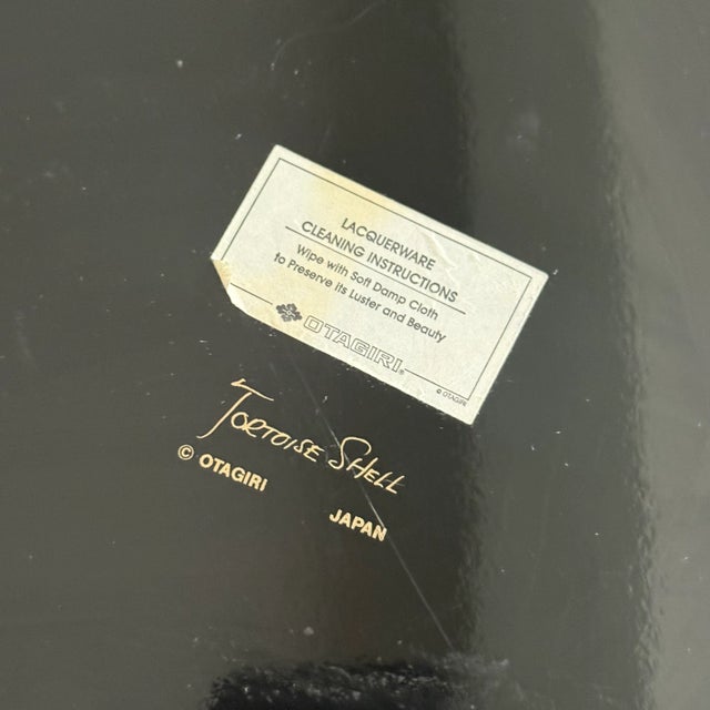 Vintage Otagiri Japan Laquerware Serving Tray For Sale In Los Angeles - Image 6 of 6