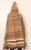 Moroccan Akhnif Berber hooded burnous cape in handwoven brown wool.Tribal traditional cape with hood handwoven in the High...