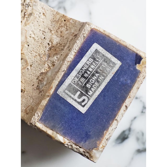 Travertine Rhino Sculpture by Enzo Mari for Fratelli Mannelli, 1970s For Sale - Image 9 of 11