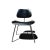 Mid-Century Modern A Black Mid-Century Modern Eames Dcm Chairs For Sale - Image 3 of 10