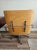 Vintage Mid-Century Modern c.f.a. Eames-Style Lounge Chair & Ottoman – Tan/Camel Leather For Sale In Providence - Image 6 of 8