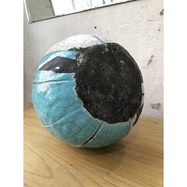 Cracked Earthenware Vase, 1950s For Sale - Image 16 of 17