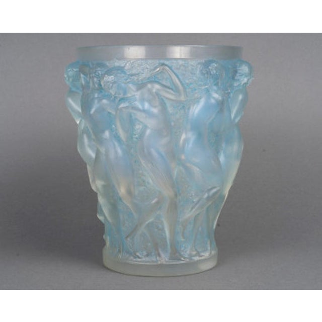 Vintage Opalescent Bacchantes Vase by René Lalique, 1927 For Sale - Image 4 of 8