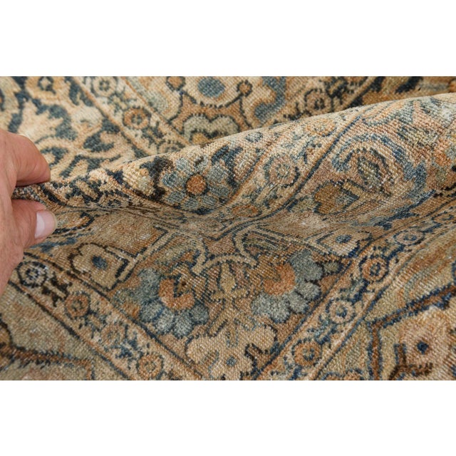 Persian Early 20th Century Persian Kirman Handmade Wool Rug For Sale - Image 3 of 8