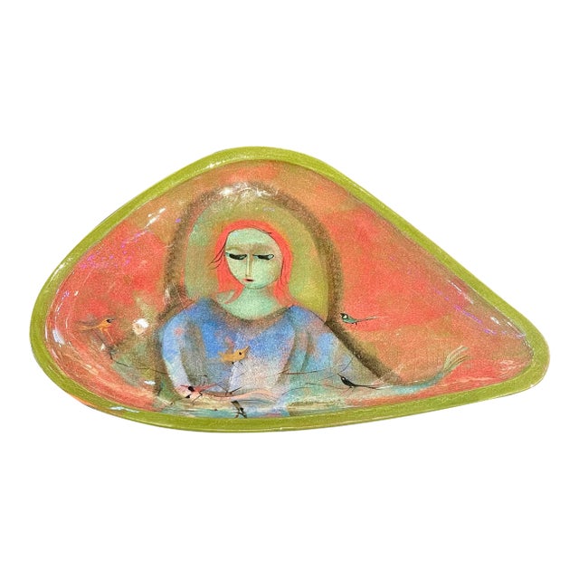 1960s Ceramic Dish Tray by Polia Pillin For Sale