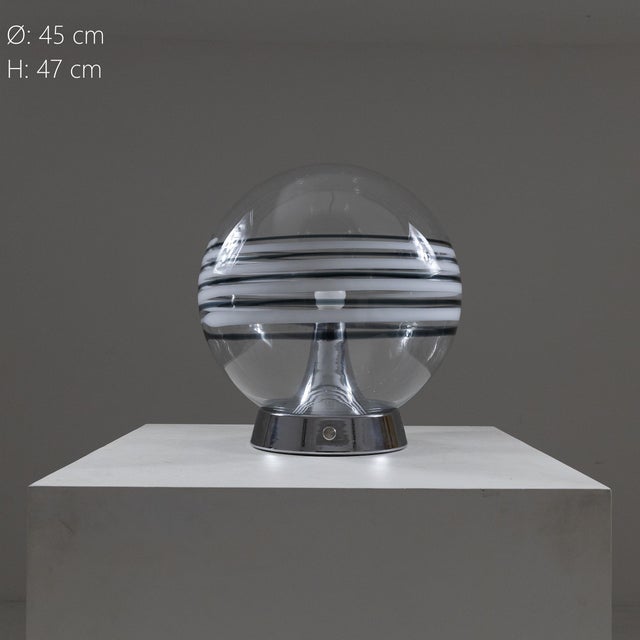 Large Vintage Table Lamp, 1970s For Sale - Image 4 of 12