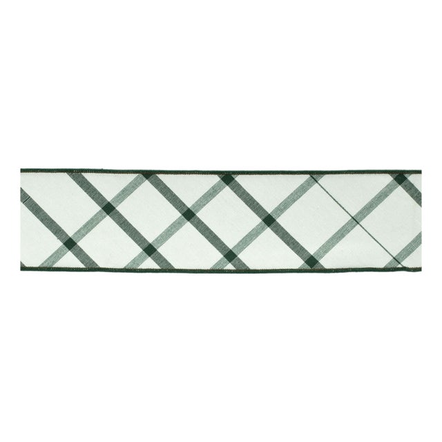 Plaid Wired Ribbon 4" x 5 Yds For Sale