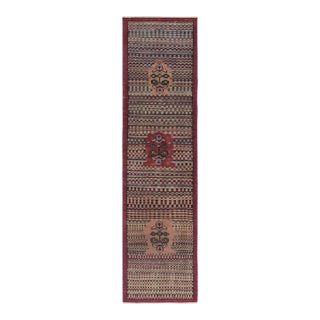 Vintage Turkish Runner, Brown With Floral Medallions and Patterns– Rug & Kilim For Sale