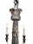 Mid 20th Century French Eight Arm Cast Detailed Nickeled Bronze Chandelier, G.Capon For Sale - Image 11 of 12