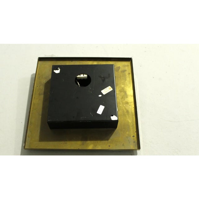 Brass and Glass Ceiling Lamp from Hillebrand Lighting, 1990s For Sale - Image 4 of 6