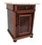 Victorian Antique 1890s Marble Top Nightstand Mahogany Victorian Cabinet Stand For Sale - Image 3 of 18