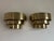 Metal Vintage Mid Century Modern Brass Cascade Sconces - a Pair For Sale - Image 7 of 12