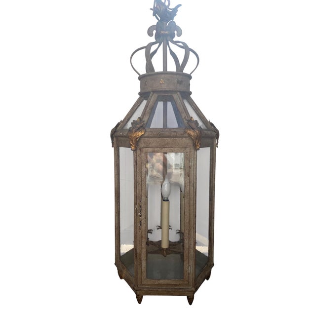 Paul Ferrante Lantern Forged Gilt Iron, "4000 Series" - Pair Available For Sale - Image 13 of 18