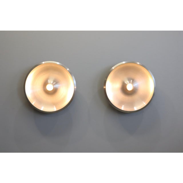 Silver Model 262 Wall Lamps by Gino Sarfatti for Arteluce, 1976, Set of 2 For Sale - Image 8 of 15