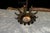 Metal Spanish Gilt-Metal 1950's Sunburst Ceiling Fixture For Sale - Image 7 of 11