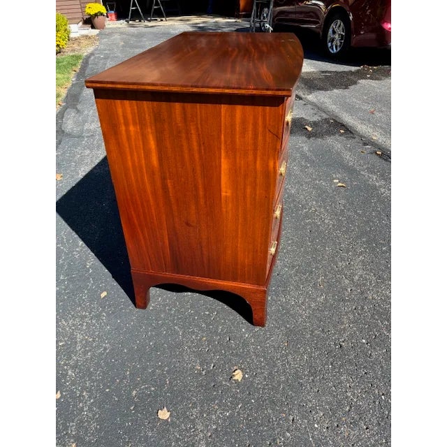 1940s Bow Front Chest For Sale - Image 4 of 9