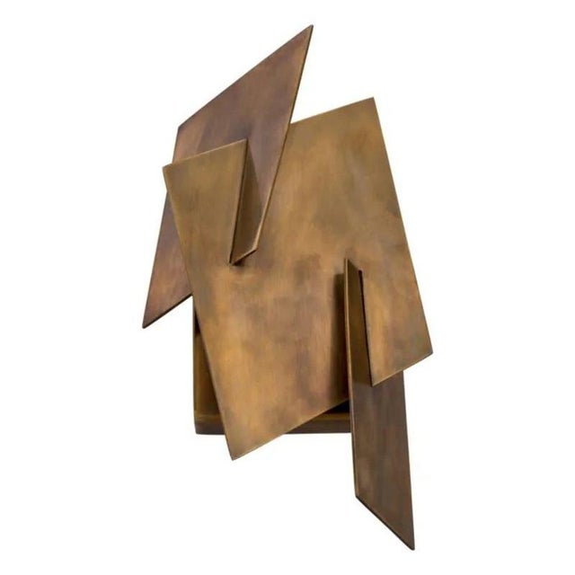 Vintage Wall Lamps in Brass Finish on Iron, Set of 2 For Sale - Image 5 of 7