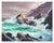 California Coastal Waves Seascape Original Oil on Canvas Classic California seascape of coastal waves crashing on the...