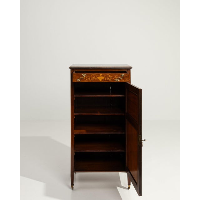 French 19th Century France Brown Wood Storage Cabinets & Cupboards For Sale - Image 3 of 10