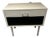 Made Goods Contemporary Cream & Black Shagreen Nightstands - A Pair For Sale