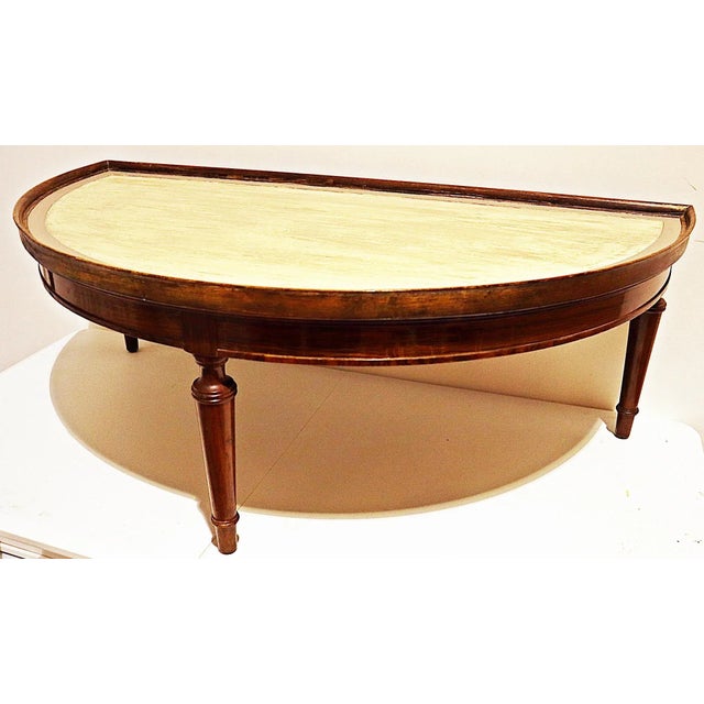 Rosewood Demi-Lune Coffee Table For Sale - Image 11 of 11
