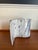 Contemporary Studio Pottery Hanukkah Menorah in White & Cobalt Glaze For Sale - Image 9 of 9