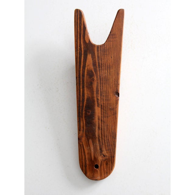 Vintage Wood Boot Jack For Sale - Image 9 of 9