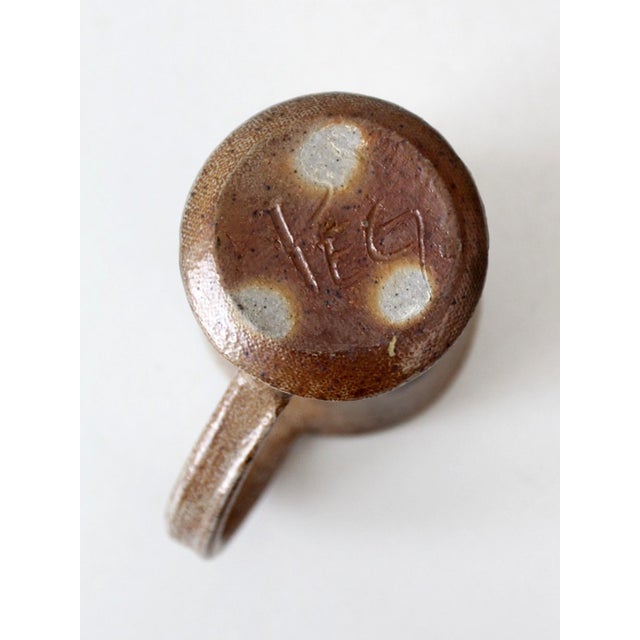 Vintage Studio Pottery Mug For Sale - Image 6 of 10
