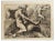 Marcantonio Bellavia, Man and Satyrs, Etching, 17th Century For Sale