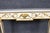 Italian Louis XVI Style Parcel Gilt Marble Top Console Table For Sale - Image 9 of 14