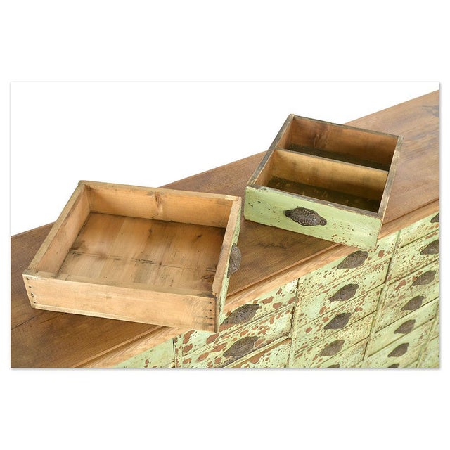 Antique Goldsmith's Workshop Cabinet with 63 Drawers For Sale - Image 5 of 9