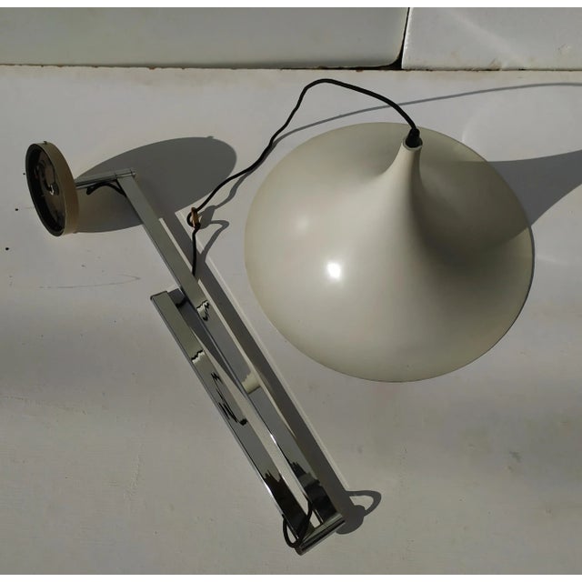 Beige Pendant Lamp by Bonderup & Thorup, 1960s For Sale - Image 8 of 11