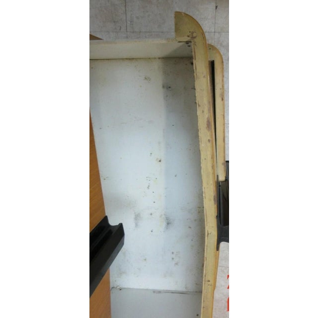 Wood 1940s Art Deco Dental Cabinet Industrial Medical Chest Dresser Maple 9 Drawer For Sale - Image 7 of 12