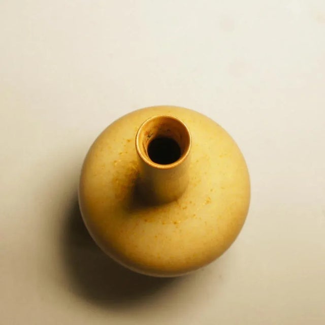 Vase in Stoneware with Harefur Glaze by Carl-Harry Stålhane for Rörstrand, 1950s For Sale - Image 6 of 8
